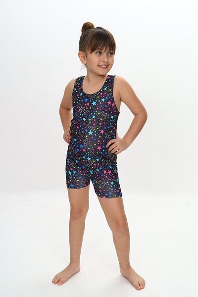 MODANINO Girl's Swim Shorts One Piece Jumpsuit Swimsuit Set 5-16 Years 12231
