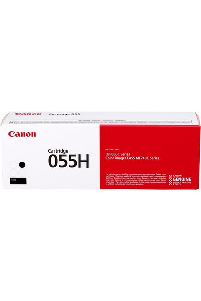 Canon Toner CRG055H black, high yield, capacity 7.6k pages, for LBP66x, MF74x.