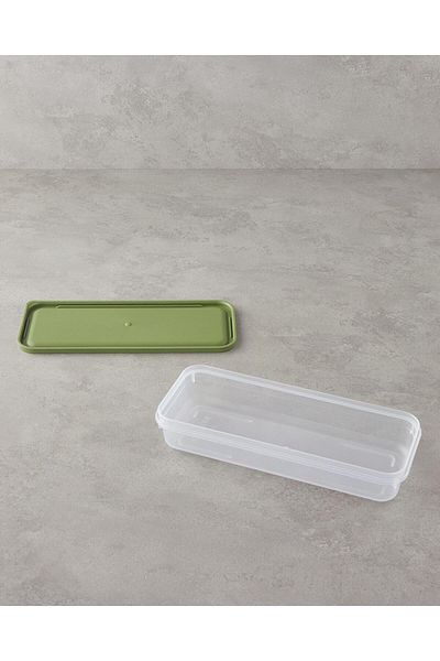 English Home Alice Plastic Storage Container Olive 2600 ml Green