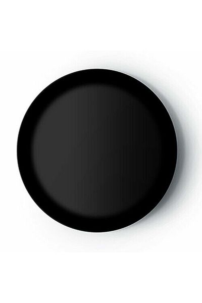 Almira Black Cardboard Plate - Pack of 8