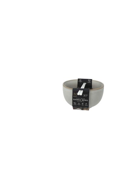 Medici 3-Piece Noodle Bowl with Chopsticks Set 724.5ml