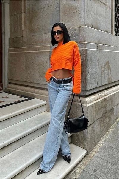 nedo7 Sabina Backless Crop Sweater 1270-09