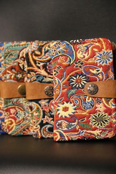 Rug Patterned Terme, Ethnic Patterned, Transparent, Elegant and Durable, Wallet, Card Holder