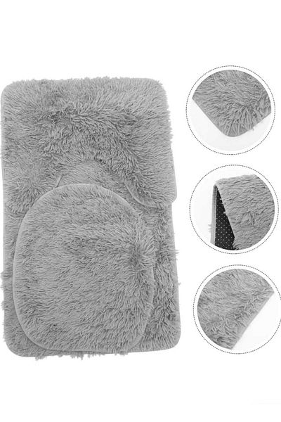 Sarar Σετ τουαλέτας Aurora Brilliant Bath Mat 3 τεμαχίων 60x100 / 50x60 / 40x45