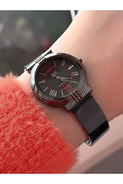 Q&Q Women's Straw Cord Wristwatch