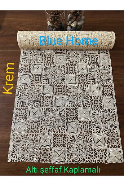 Blue Home Pvc Διακοσμητικό Συρτάρι Ράφι και Κάλυμμα Ντουλάπας Πολλαπλών Χρήσεων CREAM - Μέγεθος: 50 cm x 5 mt