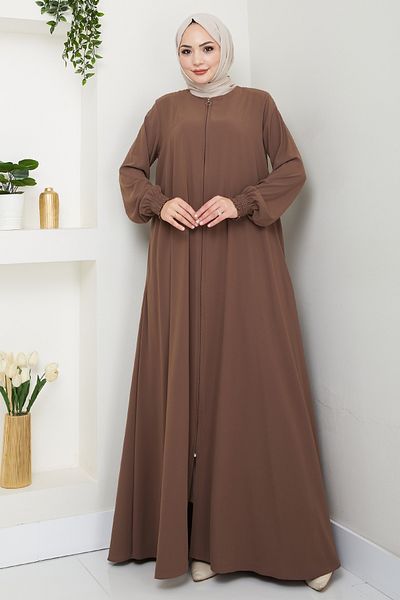 InStyle Medina Silk Mevlana Brown Ferace