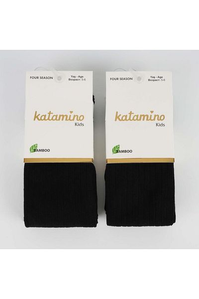 Katamino Beyza Girl Bamboo Pantyhose 1-5 Years K30205 Black