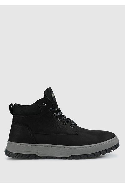Bulldozer Men's Boots - Black Leather