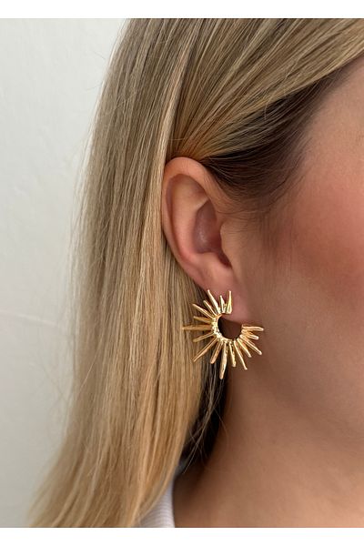 KİLİGİSTANBUL Thorn Oval Earrings