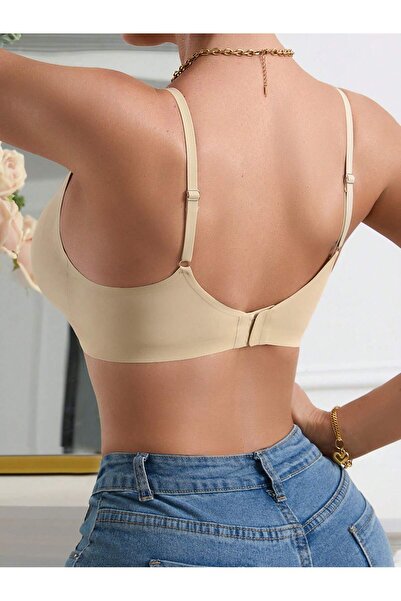 Bernato Γυναικείο άνετο αναπνεύσιμο σουτιέν χωρίς ραφές κομμένο με λέιζερ, ελαφρύ σαν ποτέ, αθλητικό σουτιέν