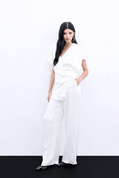 Sateen Cepli Bol Штани - Екрю