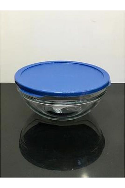 Paşabahçe 53573 Blue Storage Container with Lid 1700 Cc
