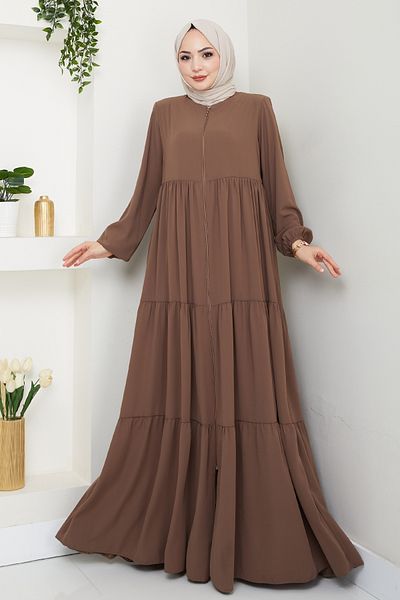 InStyle Three Drawstring Brown Ferace