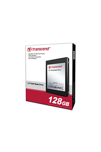 Transcend TS128GPSD330 128 GB PSD330 120/60Mb/s 2.5 inch IDE SSD Harddisk
