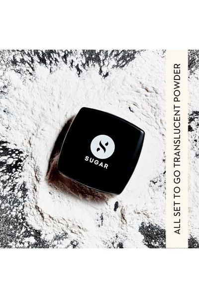 SUGAR Cosmetics All Set To Go Translucent Powder, 7 g