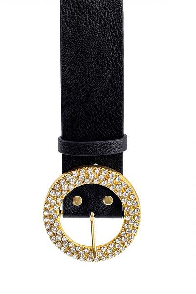 Paçuli Moda Patchouli Women's Round Stone Belt 20065