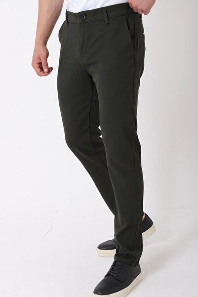 Stilkombin Narrow Leg Fabric Trousers Dp_0396