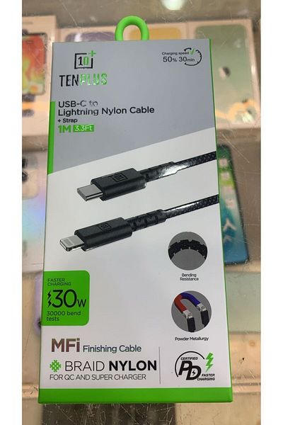 One Plus1 10plus Type C to iPhone charger cable