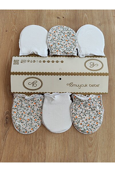 Bebella 6 Pairs of Baby Girl / Boy Gloves 100% Cotton Special Gloves for Babies Newborn Gift