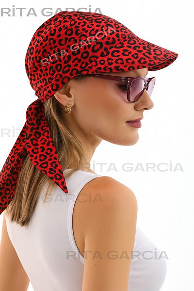 Ritagarcia Safari Tie-Up Bandana Visor with Shield