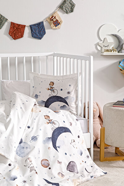 Özdilek Özdilek Cute Space Baby Duvet Cover Set