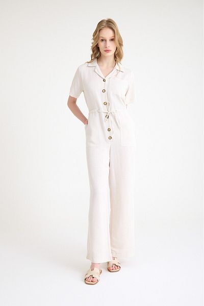 Toridas Linen Casual Overalls