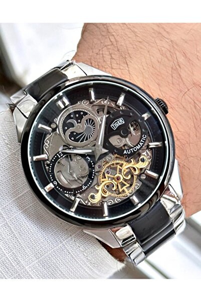 Tiger TI-593F TIGER OTOMATİK ÇELİK ERKEK SAATİ