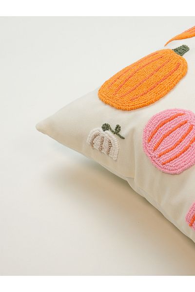 Galia Tasarım Pumpkin Parade - Μαξιλαροθήκη με ριχτάρι κολοκύθας κολοκύθας
