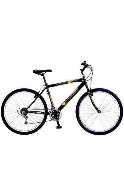 Salcano Excel 24" Jant V Fren 14' Kadro 21 Vites Dağ Bisikleti Siyah Sarı Gri