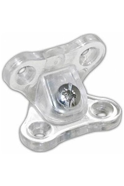 Genel Markalar 20 Adet Şeffaf Açılı Köşe Çektirme Dolap Kelebek Bağlantı % 100 Kırılmaz