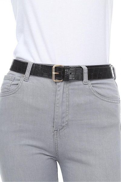 Paçuli Moda Patchouli Women's Roller Buckle Belt K-ss20035