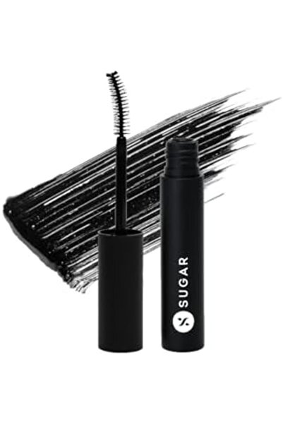 SUGAR Cosmetics Uptown Curl Lengthening Mascara - 01 Black Beauty (Black)