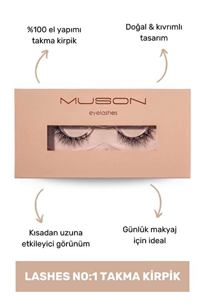 Muson Lashes No:1 Takma Kirpik