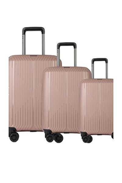 eBavul Tgn Pp Kırılmaz Valiz Seti