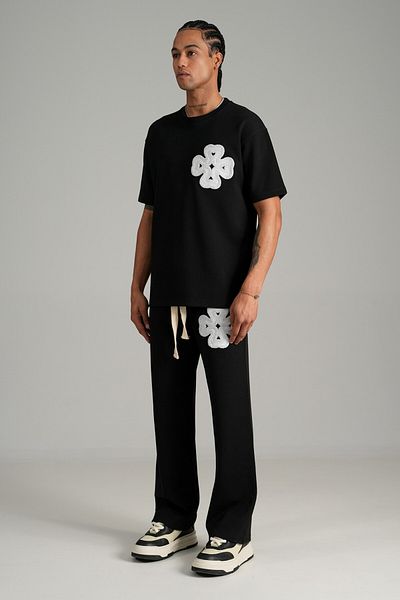 İkao Clover Detailed T-Shirt Pants Set