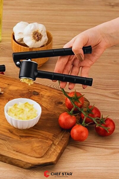 Chefstar كسارة الثوم المصبوبة من الألومنيوم