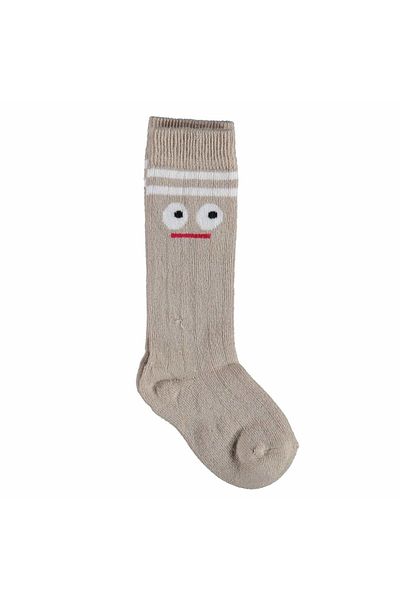 Bibaby Biorganic Animals Knee Socks 68430 Brown
