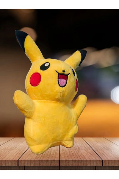ABYZ Jucărie de pluș Pokemon Pikachu zâmbitoare și adorabilă 20 cm galbenă Cadoul perfect pentru fanii Pokemon