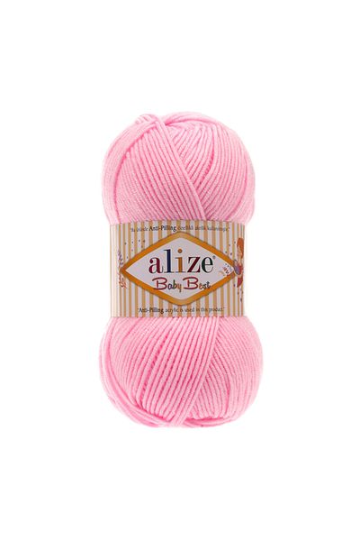 Alize 5 τεμάχια Baby Best Anti-pilling Bamboo Mix 191 Ανοιχτό ροζ - 100 γρ. 240 εκατ.