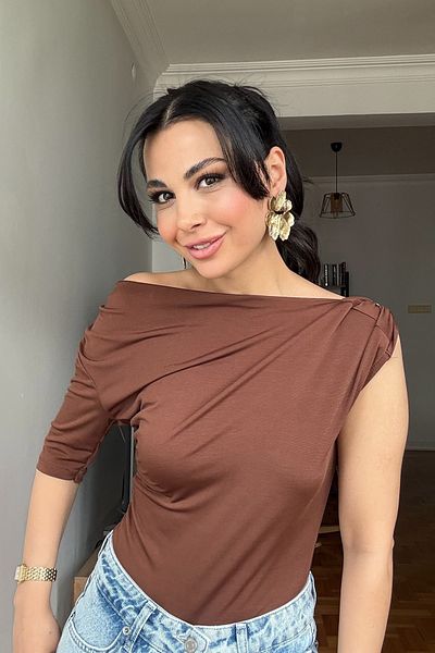 Seda Yalçın Atelier Brown Zr Design Blouse