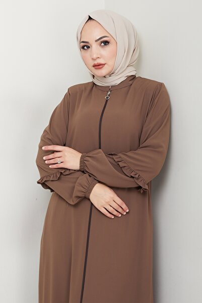 InStyle Curved Medina Silk Brown Ferace