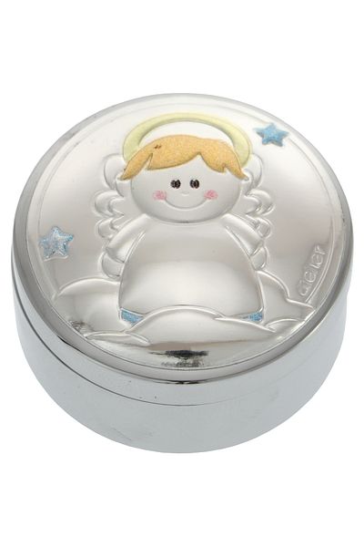 GiftExpress First Tooth Box with Angel Baby Boy