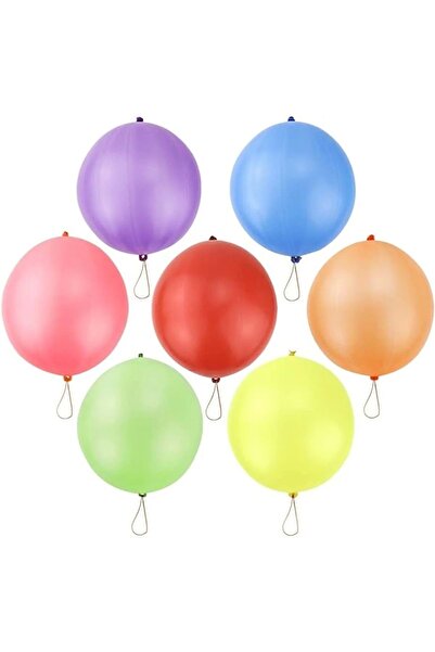 ATOM BALON بالونات بانش غير مطبوعة 100 قطعة متنوعة