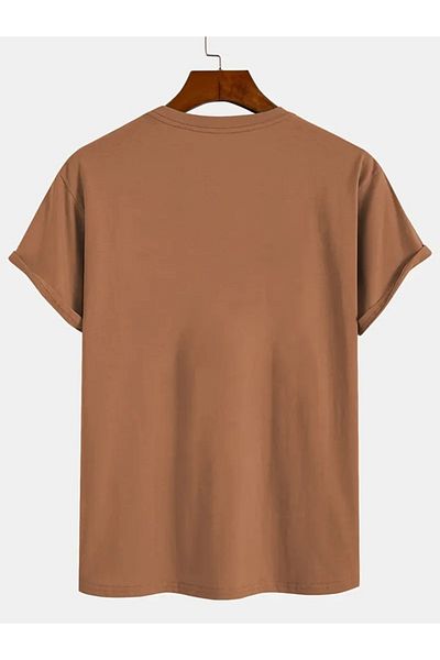 EXPECTED Unisex Bear Figure Printed Oversize Wide Cut Casual Stylish Daily Sports Βαμβακερό T-shirt