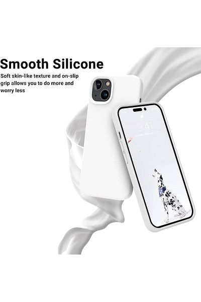 Generic Silicone Case Cover Compatible with iPhone 14 plus 6.7 " , Ultra Slim Fit with Full Body Protection