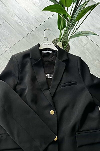 ByBensu Blazer Ceket - Siyah
