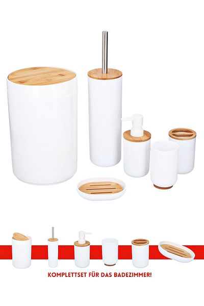 Alpina Bathroom accessories and toilet set 6 pcs