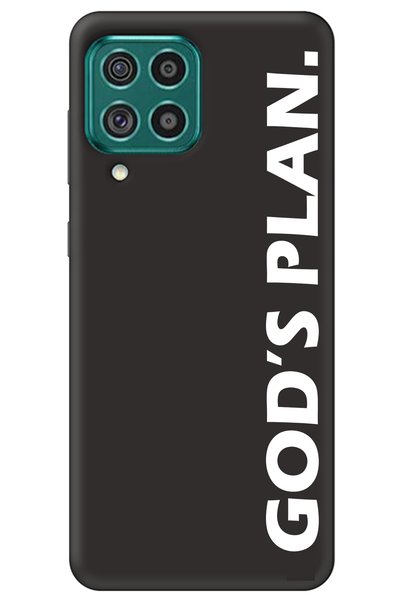 WANNA PROTECT Silicone Phone Case for Samsung A22 Black Inside Velvet God's P...