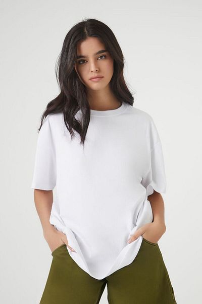 EQİ Women's White-Ecru Basic T-Shirt